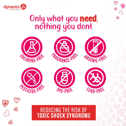 Dynarex Super Plus Tampons – Bulk Feminine Hygiene Product with Cardboard Applicator – 8 Hour Protection – 10 Boxes of 200 Total Tampons