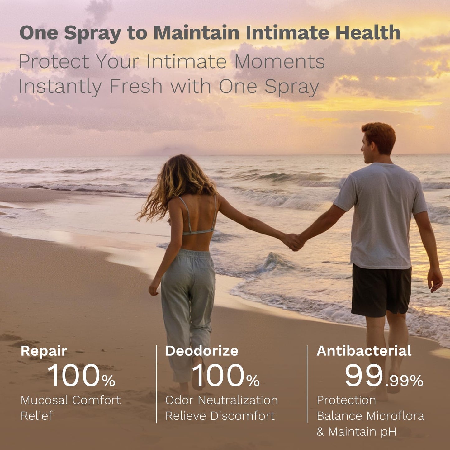 APoEM Secret My Love Intimate Spray (3 x 25ml) – Natural Deodorizing Feminine Spray for Women, pH Balanced, Before & After Intimacy, Helps Reduce Odor & Discomfort, Spanish Brand