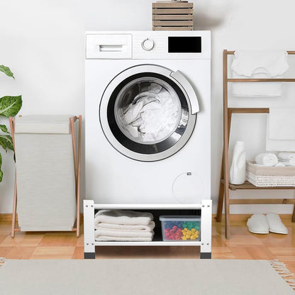 Washer and Dryer Pedestal with Storage Shelf,28.3" Lx28.3" Wx14" h,800Lbs Capacity, Heavy Duty Steel Multi-Functional Base for Washing Machine,Washer and Dryer Stand Universal Platform -2PACK