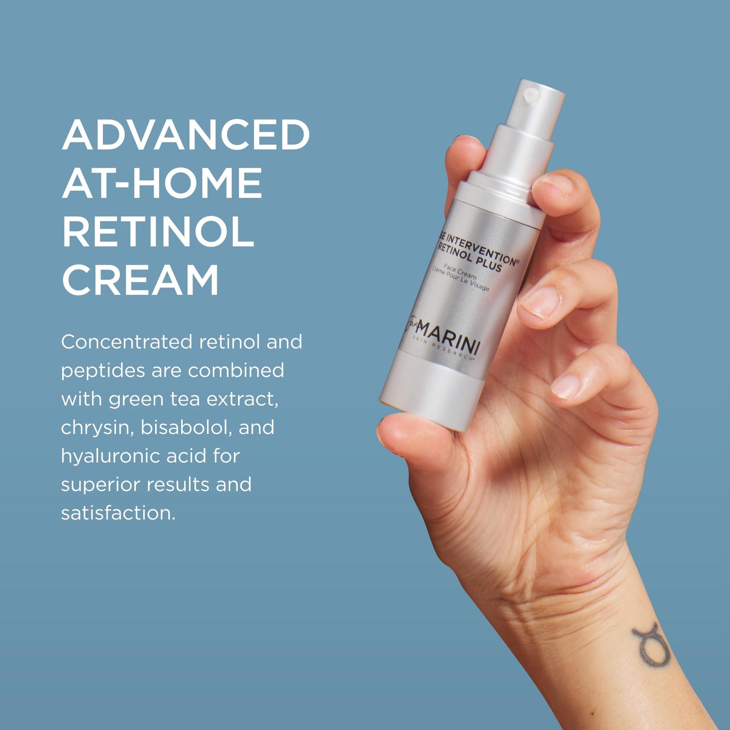 Jan Marini Skin Research Age Intervention Retinol Plus - Retinol Face Cream for Wrinkle & Fine Line Support - Skin Moisturizer - Skincare Suitable for All Skin Types - 1 oz