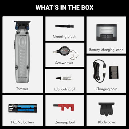 FXONE LO-PROFX Professional Cordless Trimmers for Men with Interchangeable Battery
