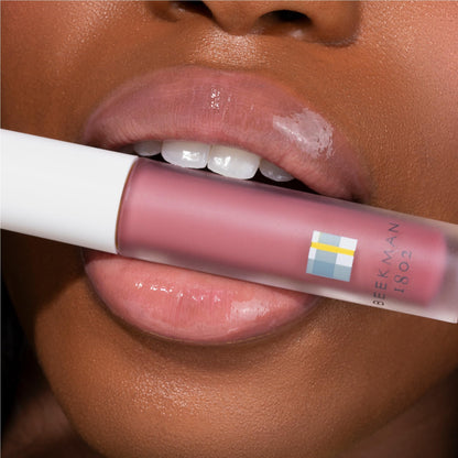 Beekman 1802 Oh Mega Milk Lip Oil - Fragrance Free - Squalane, Vitamin E & Goat Milk - Plumps & Hydrates Lips - 0.14 fl oz