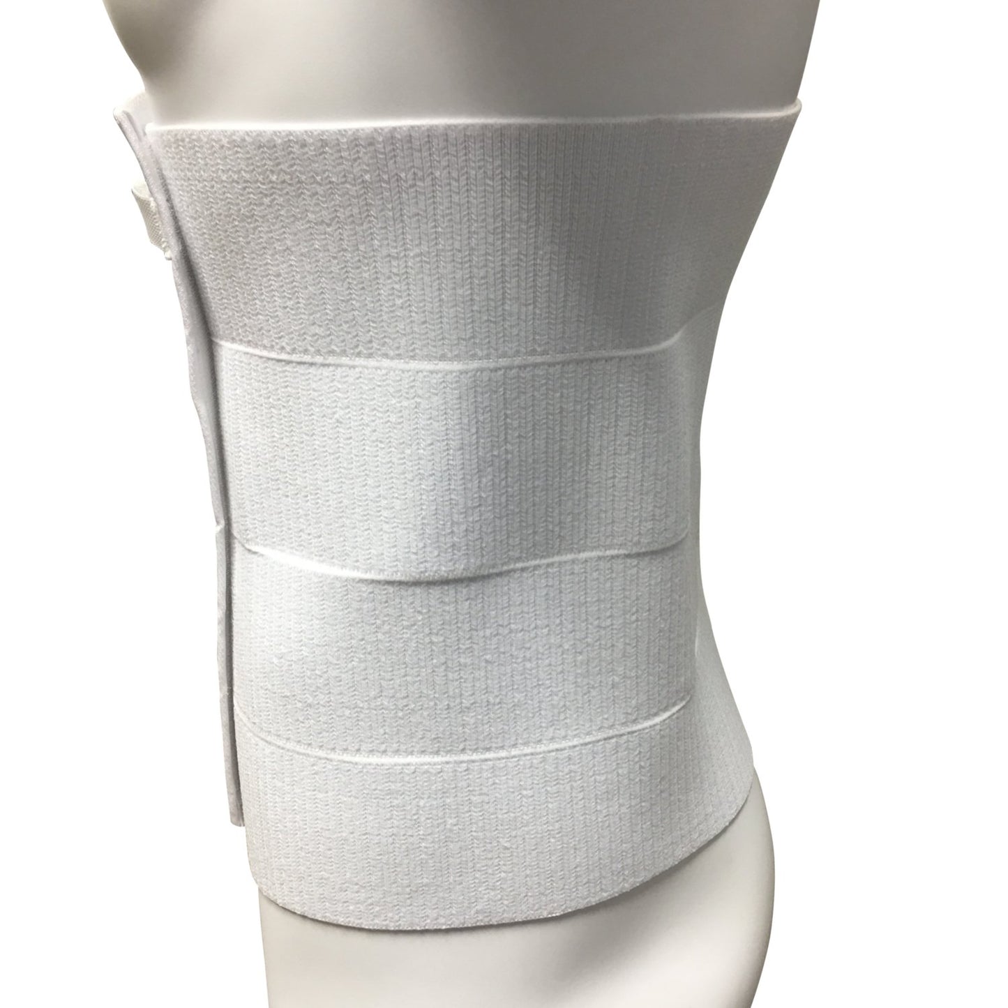 OTC Abdominal Binder, Chest Support Brace, Rib Fracture, Unisex, Four-Panel, White, Large