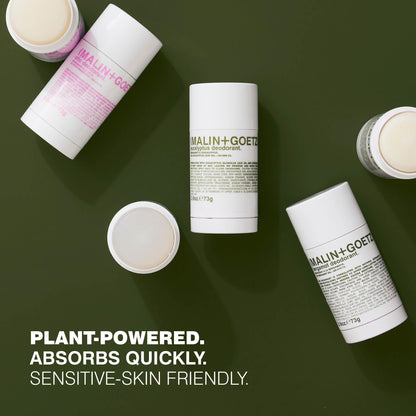 MALIN+GOETZ Deodorant | Eucalyptus, Bergamot, Otto Scents | Aluminum-Free, Residue-Free, Refreshing Gel Stick Formula | Vegan & Cruelty-Free (2.6oz & 1oz Sizes)