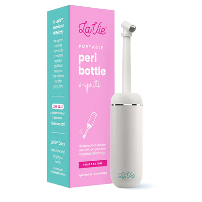 LaVie Peri Bottle for Postpartum Care, Portable Bidet, Upside Down Spray Bottle for Relief, Tears, and Hemorrhoids After Birth, Postpartum Essential
