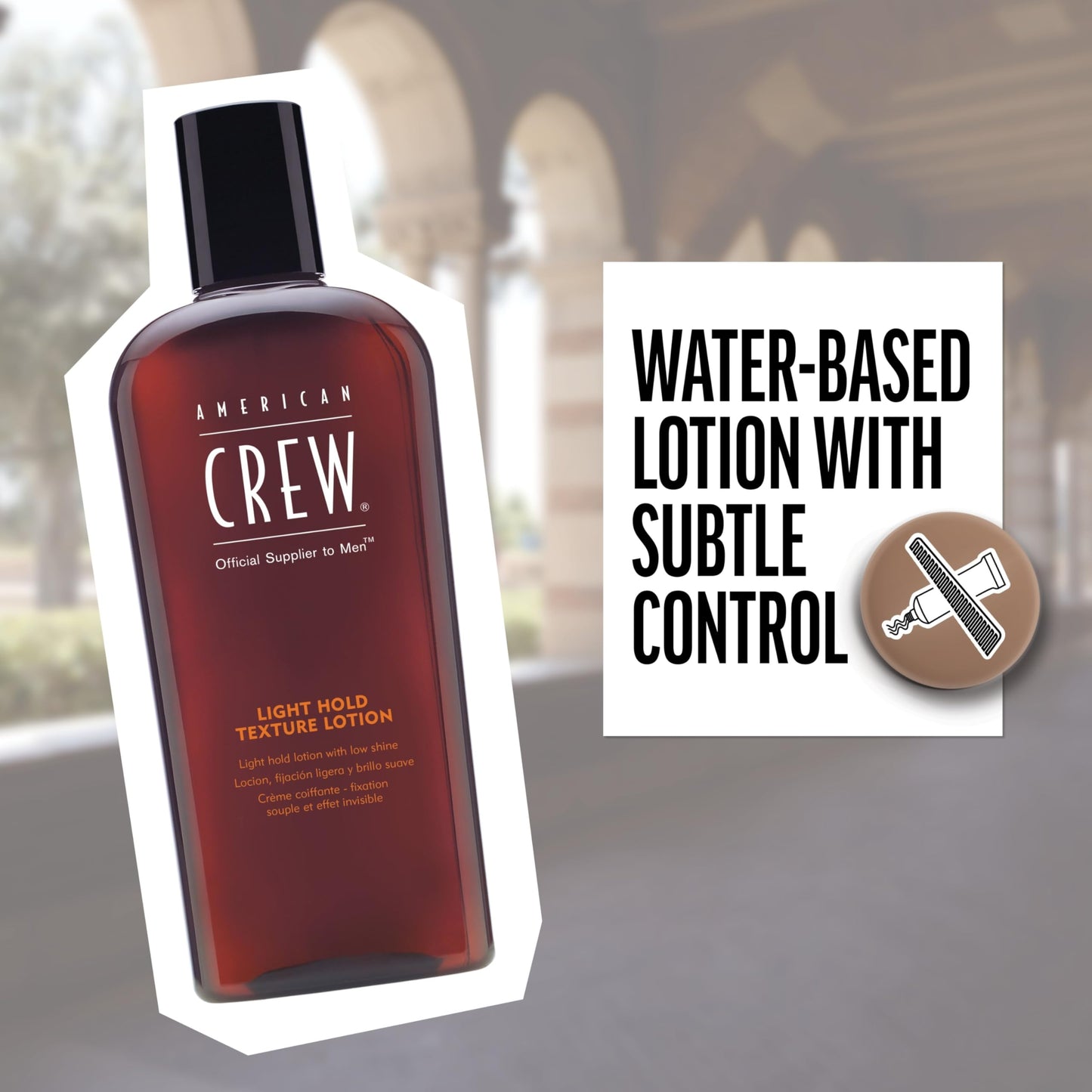American Crew Men's Hair Texture Lotion, Like Styling Gel with Light Hold & Low Shine, 8.4 Fl Oz | Men's, Like Styling Gel, Low Shine