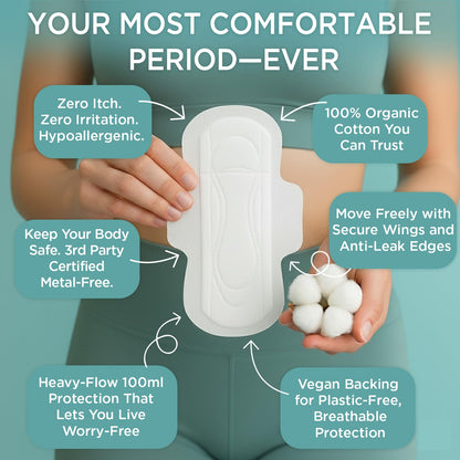 Organic Cotton Period Care Set: Tampons, Pads & Liners
