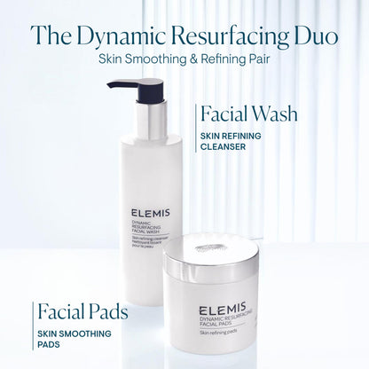 ELEMIS (The) Dynamic Duo Kit ($124 Value) - Enzyme-Powered Skin Refining Formulas - Daily Gel Cleanser and Exfoliating Facial Pads Kit