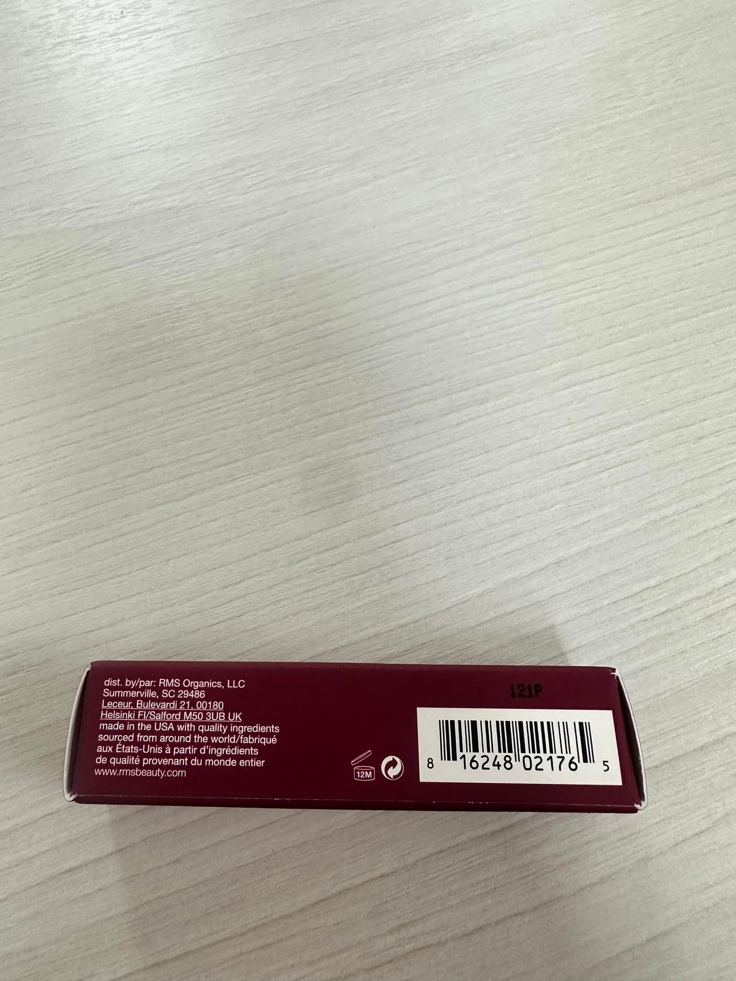RMS Beauty Tinted Daily Lip Balm - Hydrating Sheer Lip Tint with Shea & Mango Butter, Natural Color, Vegan, Non-Sticky, Nourishing Lip Care Balm, 0.15 oz