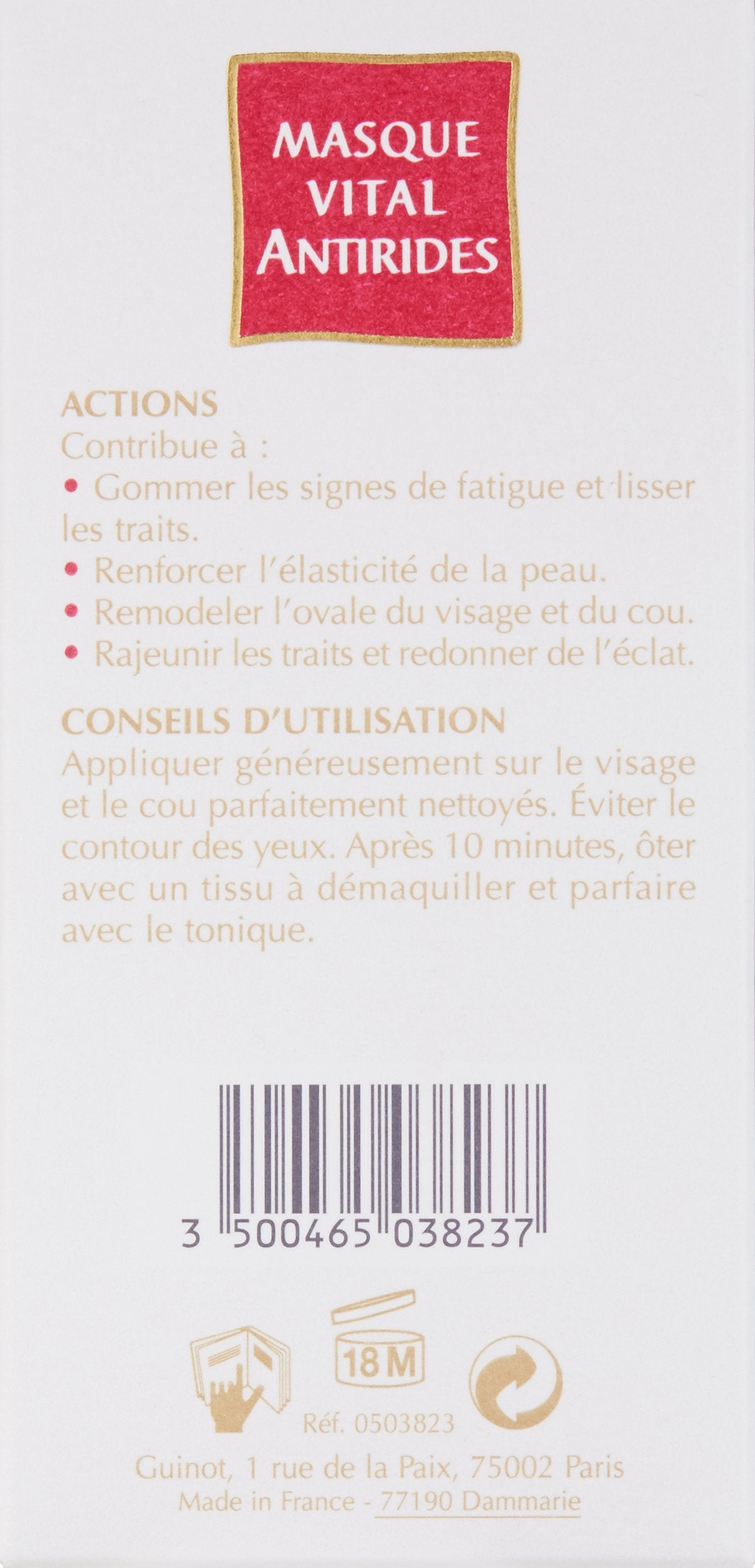 Guinot Vital Anti-Wrinkle Mask, 1.6 oz