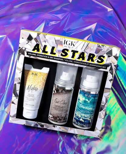 IGK ALL STARS Smooth Shine & Style Extend Kit, 5.4 oz