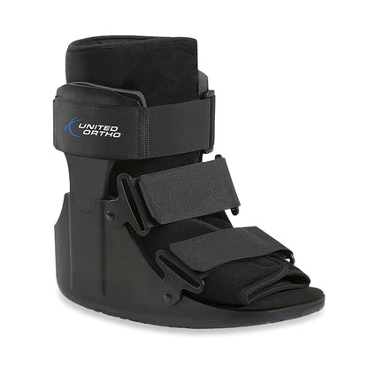 United Ortho USA14015 Short Cam Walker Fracture Boot, Medium, Black