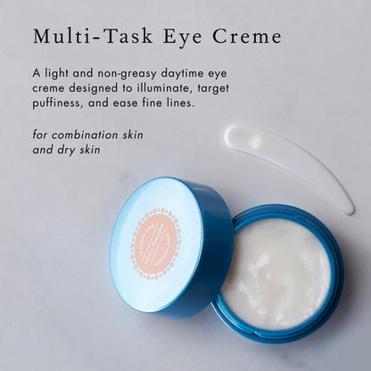 Bioelements Multi-Task Eye Creme - 0.5 fl oz - Target Puffiness, Dark Circles & Fine Lines - Light & Non Greasy - Vegan, Gluten Free - Never Tested on Animals