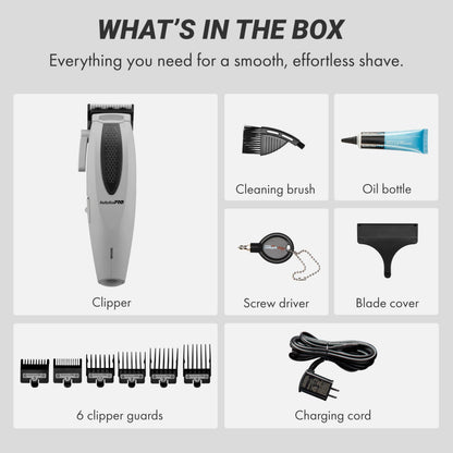 LithiumFX Cord/Cordless Lithium Ergonomic Hair Clippers for Men