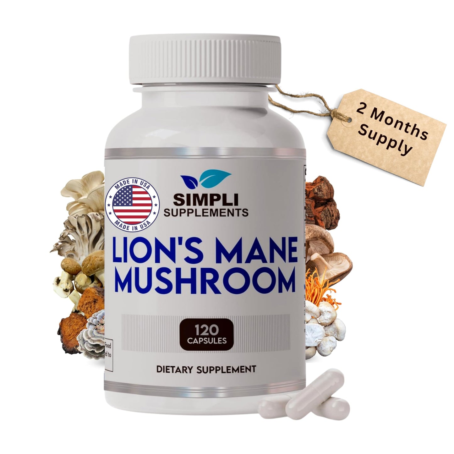 Boric Acid Suppositories + Lion’s Mane Mushroom Capsules | Feminine Care & Cognitive Wellness Bundle