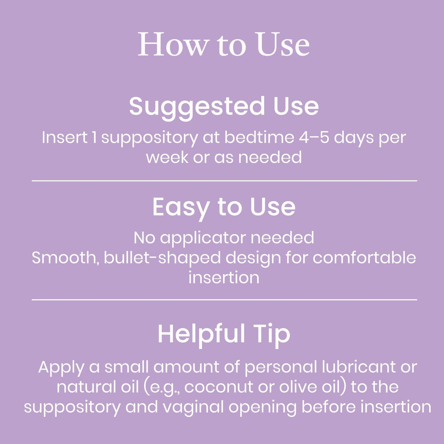 NewLife Naturals Vitamin E Vaginal Suppositories Moisture & Hydration Support – ESoothe Ultra 100IU 2.5X More – Feminine Intimate Comfort Inserts – 30 Day Supply USA