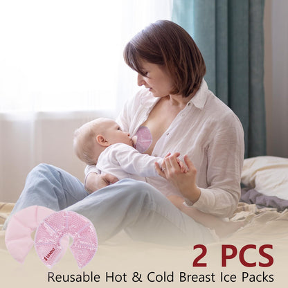 UHdod Postpartum Essentials Recovery Kit, Postpartum Kit for Women After Birth Labor Delivery Care, Disposable Underwear Cold Pads Cooling Foam Peri Bottle Nursing Pads Breast Ice Packs