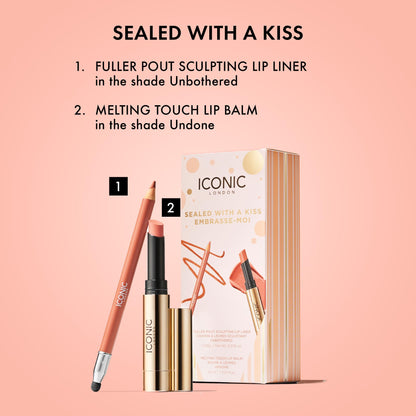 ICONIC LONDON Makeup Set for Natural Glow and Radiant Highlight, Perfect for Stocking Stuffers, Travel-Friendly, Cruelty-Free, Vegan Makeup