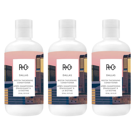 R+Co DALLAS Biotin Thickening Conditioner – Volumizing & Nourishing Conditioner for Fuller, Stronger Hair