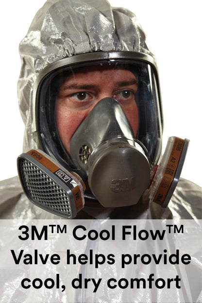 3M 6800 Reusable Respirator, Full Facepiece, Medium, 1 Each