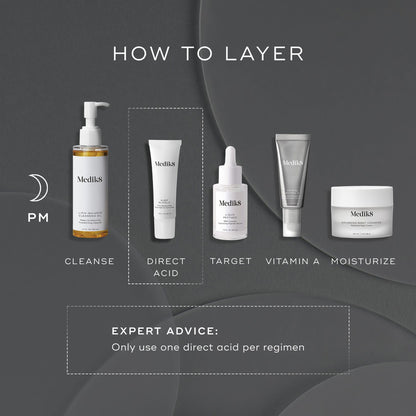 Medik8 Sleep Glycolic - Exfoliating Glycolic Acid At Home Face Peel - Night Cream for Face - Night Peel with Glycerin and Korean Clover - 1.0 oz
