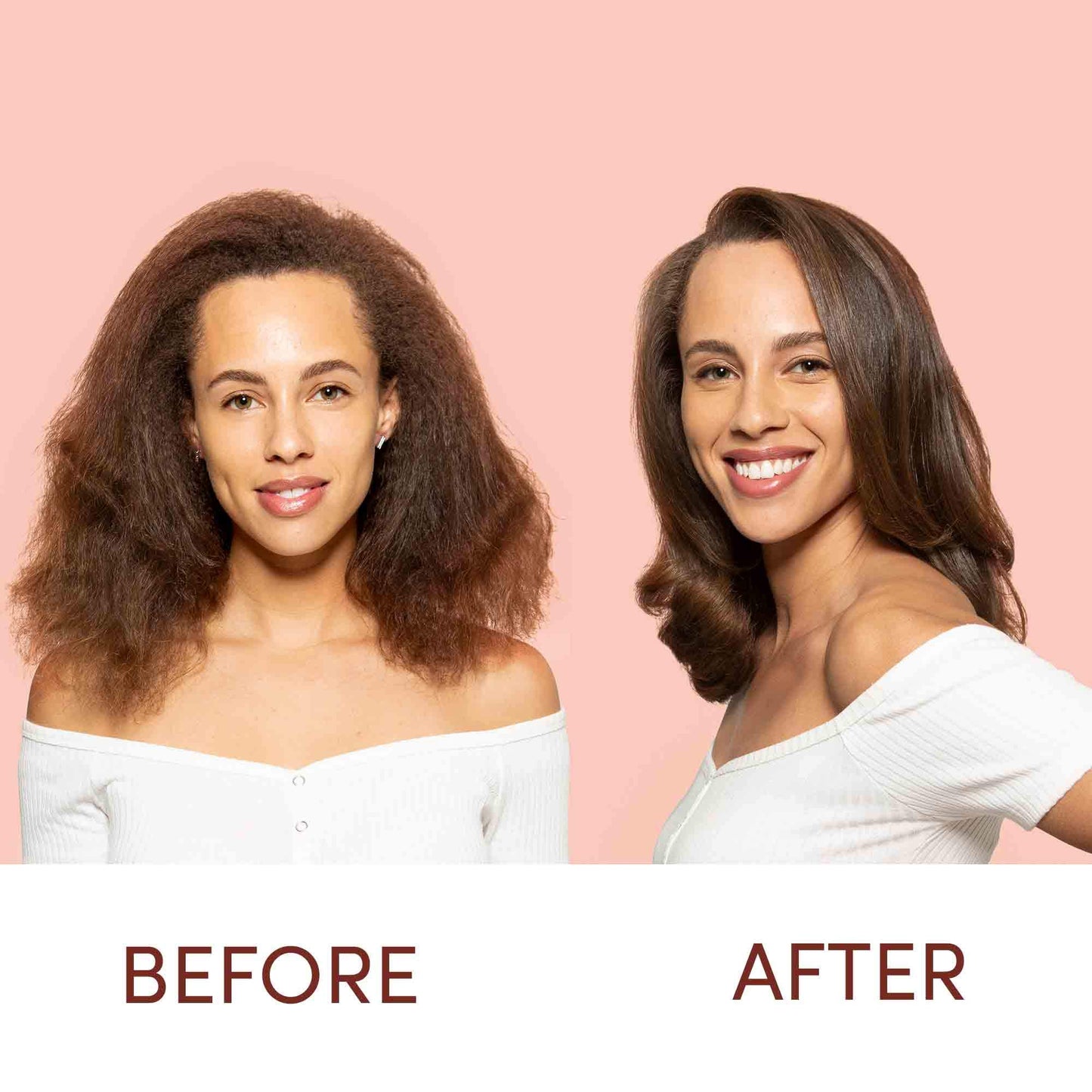 Mizani Thermasmooth Smooth Guard Smoothing Serum - Protects Against Heat Damage With Coconut Oil, For Curly Hair