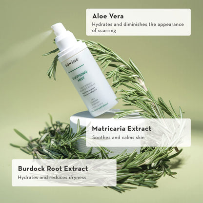 Sonage Soothing Mist: Alcohol-Free Calming Facial Spray | Reduces Pores & Soothes Redness, pH Balancing