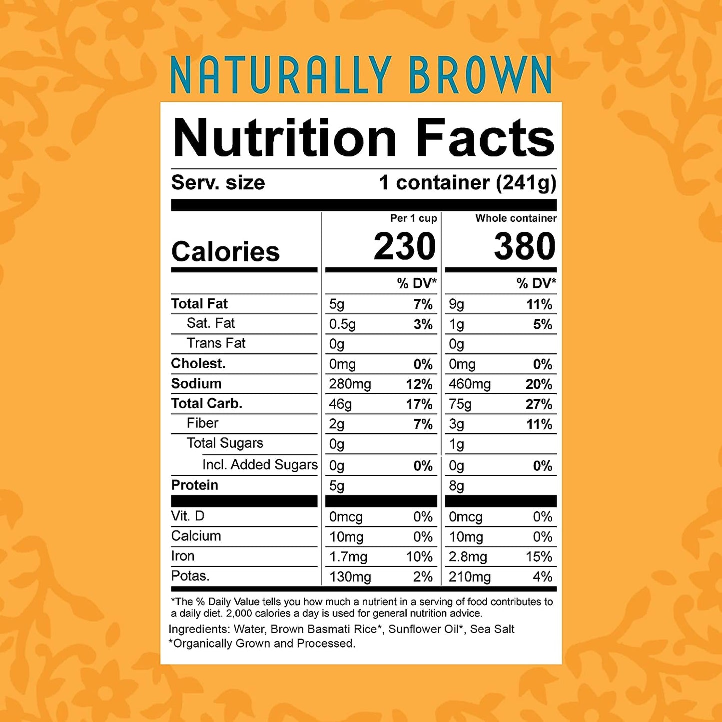 Maya Kaimal Organic Basmati Rice Naturally Brown, Ready to Eat, Fully Cooked, Vegan, Certified Organic, Non GMO, Gluten Free, 8.5 Ounce (Pack of 3)