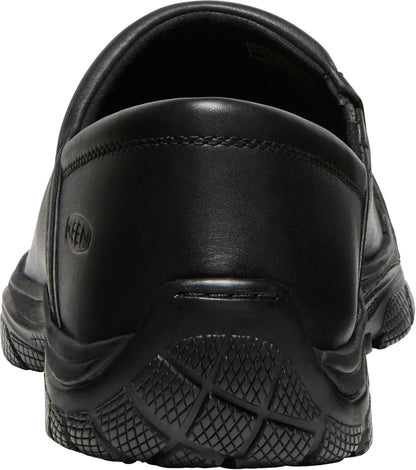 KEEN Utility Men's PTC Clog Non Slip Chef Work Shoe,Black/Black,9.5