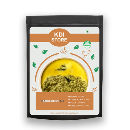 KDI Store Kadhi Khichdi, Ready to Eat Indian Comfort Food, Organic, Freeze Dried, Fully Cooked, 65g