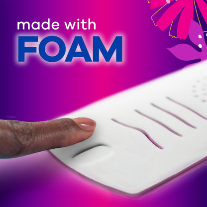 Always Radiant Feminine Pads for Women, Flexfoam Pads with Wings, Size 4, Overnight Absorbency, Lightly Scented, 60 Count (3 Packs of 20)