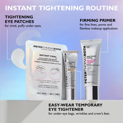 Peter Thomas Roth | Instant FIRMx® Collagen Tightening Eye Patches | Eye Patches For Firming Under-Eye Bags & Wrinkles | Eye Masks For Puffiness