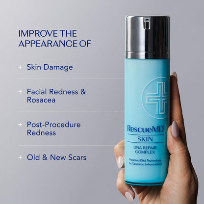 RescueMD DNA Repair Complex PRO Scar Treatment Serum, Post-Procedure and Skin Damage Solution, 120ml