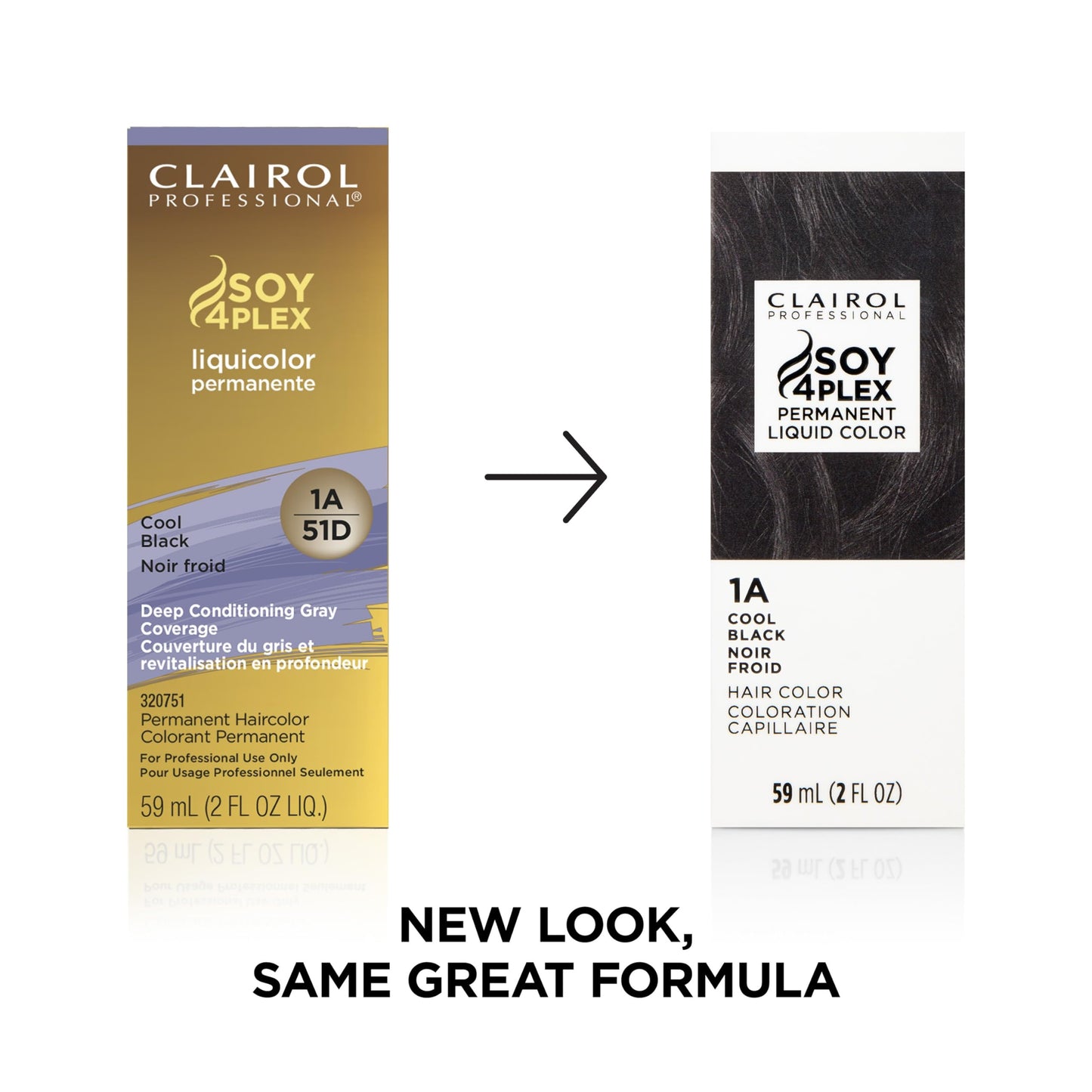 Clairol Professional Permanent Liquicolor for Black/Dark Violet Brown Hair Color with 100% Gray Coverage | Packaging May Vary