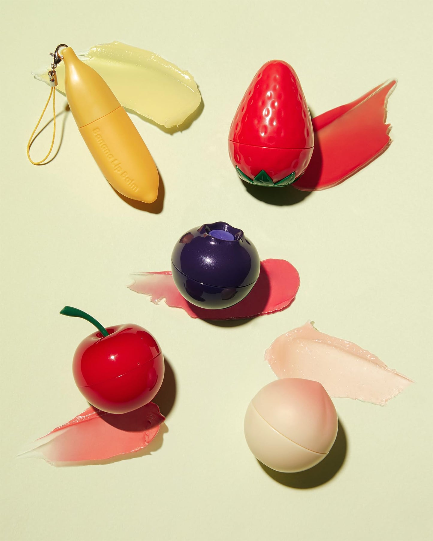 TONYMOLY Cherry Tinted Lip Balm 9g, Mini Berry Moisturizing Treatment with Shea Butter & Fruit Extracts, Korean Lip Care for Dry Lips, Travel Size Hydrating Formula