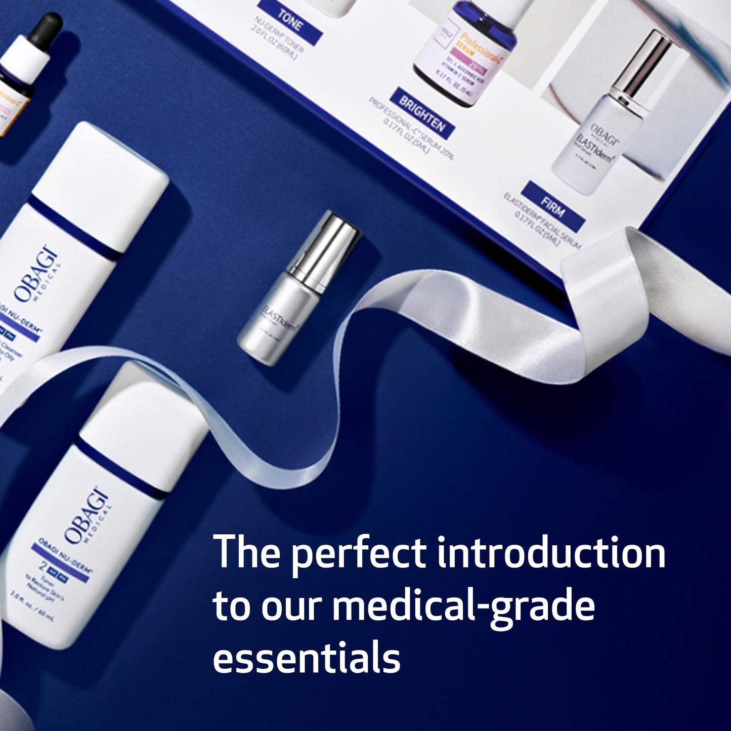 Obagi Bestsellers Travel Skincare Set – Travel Friendly, Anti-Aging Skincare Gift Set for All Skin Types; Includes Facial Cleanser 2oz, Toner 2oz, Vitamin C Serum .17oz & Firming Facial Serum .17oz