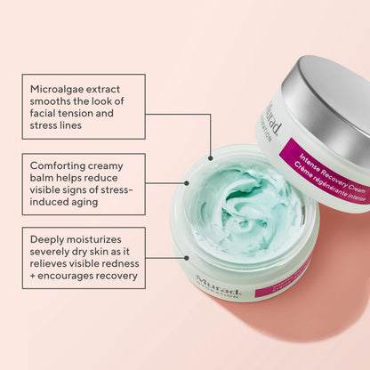 Murad Intense Recovery Cream – Shea Butter, Mirabilis Jalapa and Microalgae Face & Eye Cream to Soothe Redness and Treat Severely Dry, Stressed, Aging, and Damaged Skin – 1.7 Fl Oz