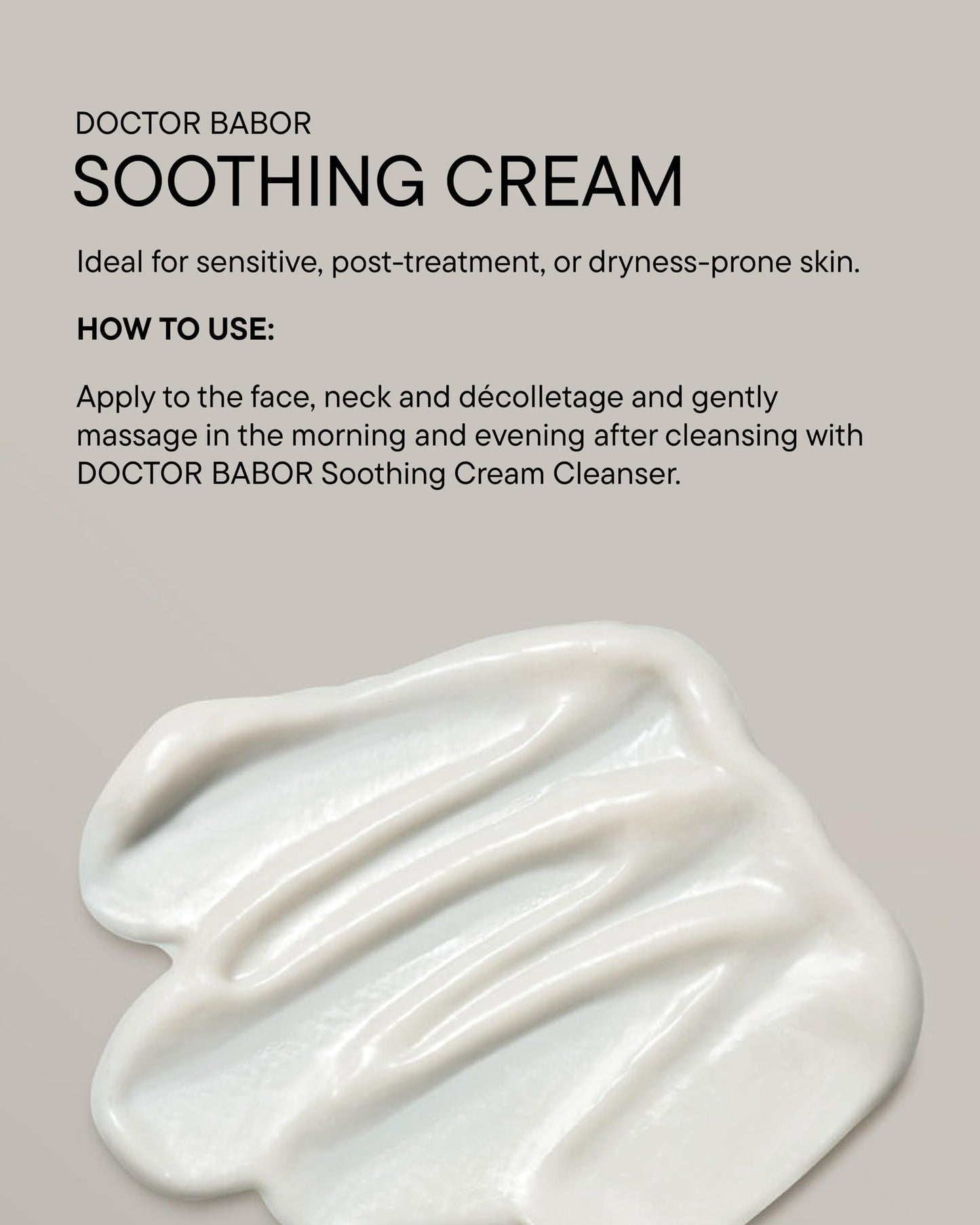 BABOR DOCTOR Soothing Cream – Calming Face Moisturizer for Sensitive Skin, Hydrating & Redness-Relief Facial Cream