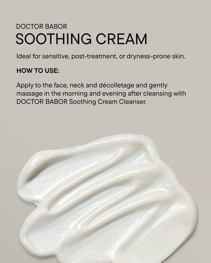 BABOR DOCTOR Soothing Cream – Calming Face Moisturizer for Sensitive Skin, Hydrating & Redness-Relief Facial Cream