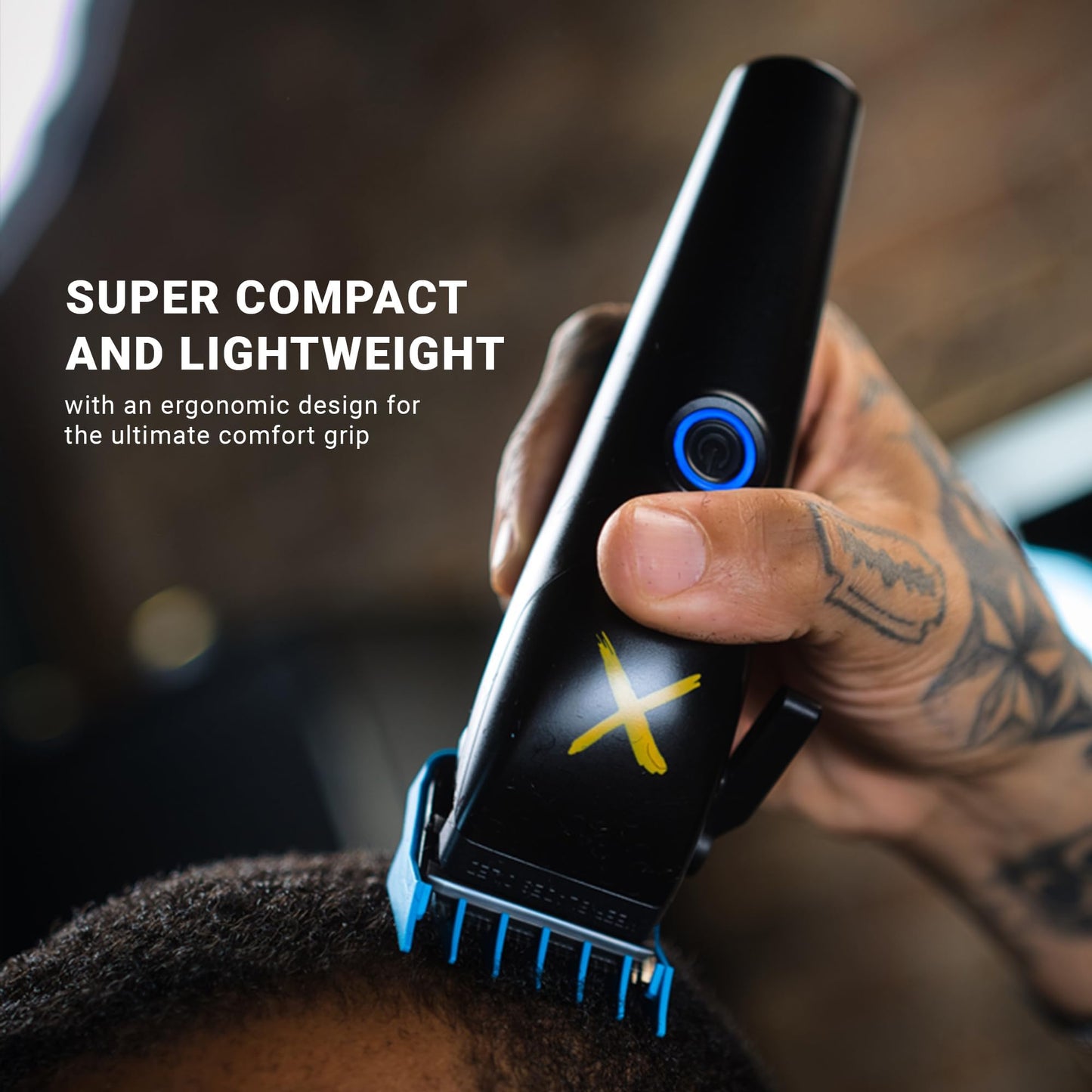 Stylecraft Instinct Professional IN2 Vector Motor Cordless Hair Clipper with Intuitive Torque Control, 3 Modular Lids