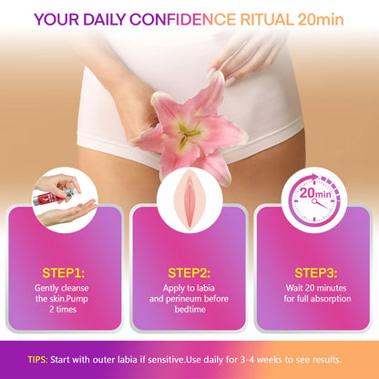 Bioidentical Estriol Cream for Women Menopause Relief - Intimate Vaginal Moisturizing Peach Cream for Women - for Vaginal Dryness & Vulva Itch – 50g / 1.76 oz