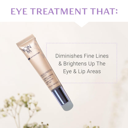 Yonka Excellence Code Contours Eye Cream | Anti-Aging Eye and Lip Treatment with Hyaluronic Acid | Reduce Puffiness and Dark Circles | Paraben-Free | 0.53 oz