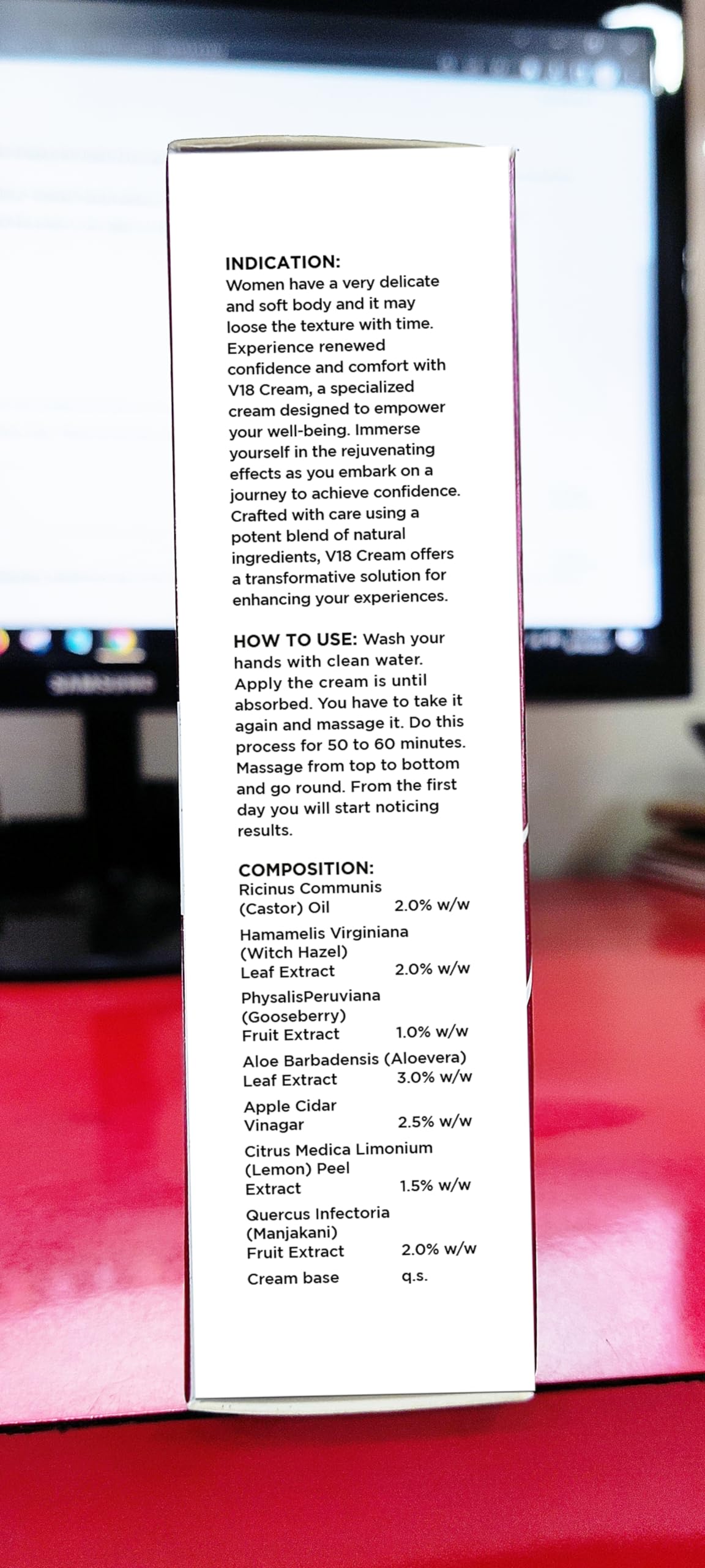 V18 Vaginal Tightening Spray - Tight It Up Vag Tightener - Effective Vagina Gel for Natural Tightening and Moisturizing - Rejuvenation for Women & Girls
