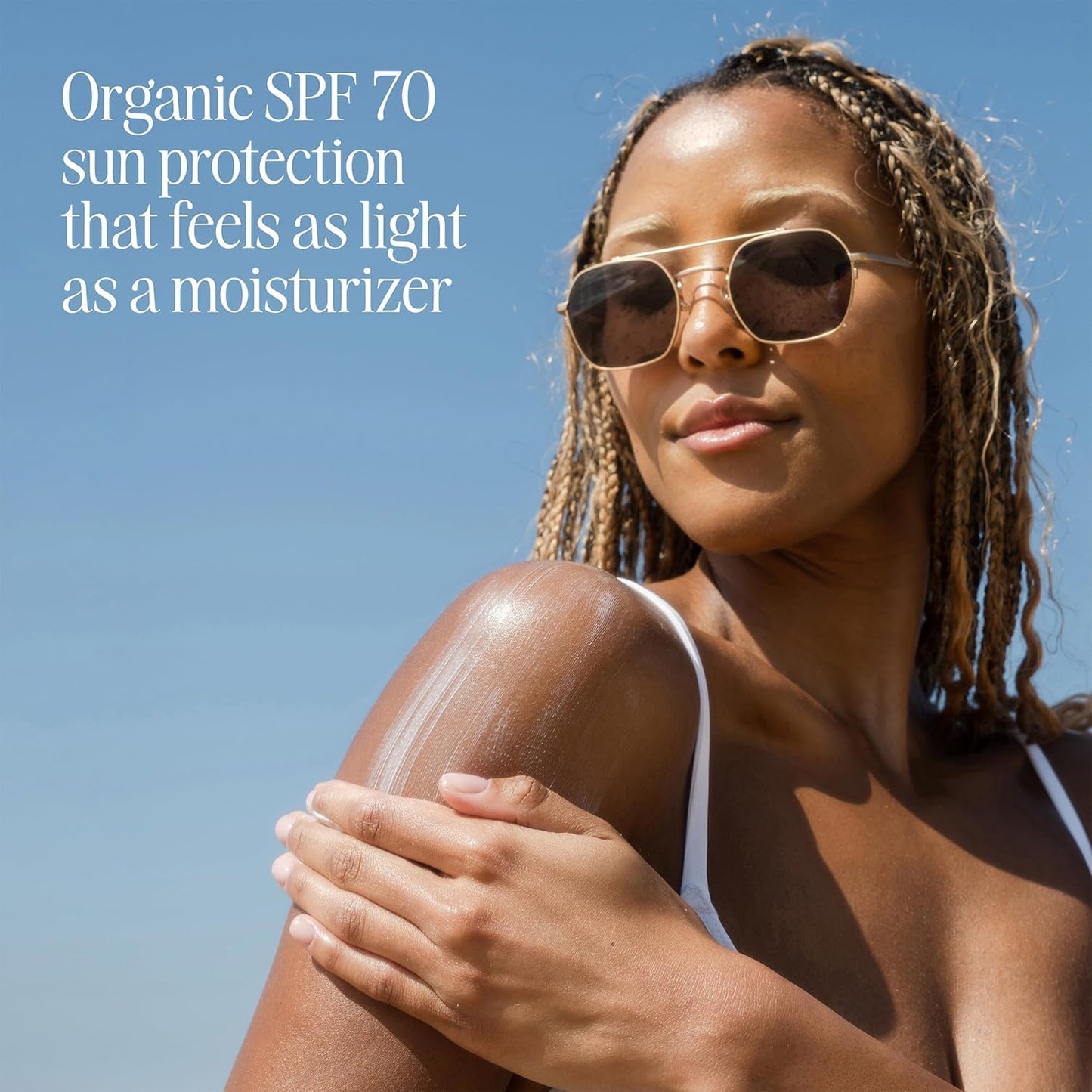 COOLA Organic Sunscreen SPF 70 Sunblock Body Lotion, Dermatologist Tested Skin Care for Daily Protection, Vegan and Gluten Free, Peach Blossom, 5 Fl Oz