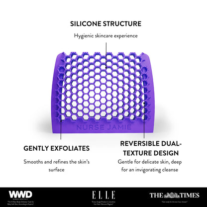 Nurse Jamie Exfoliband Silicone Loofah – Dual-Texture Exfoliating & Cleansing Tool for Smooth, Refreshed Skin