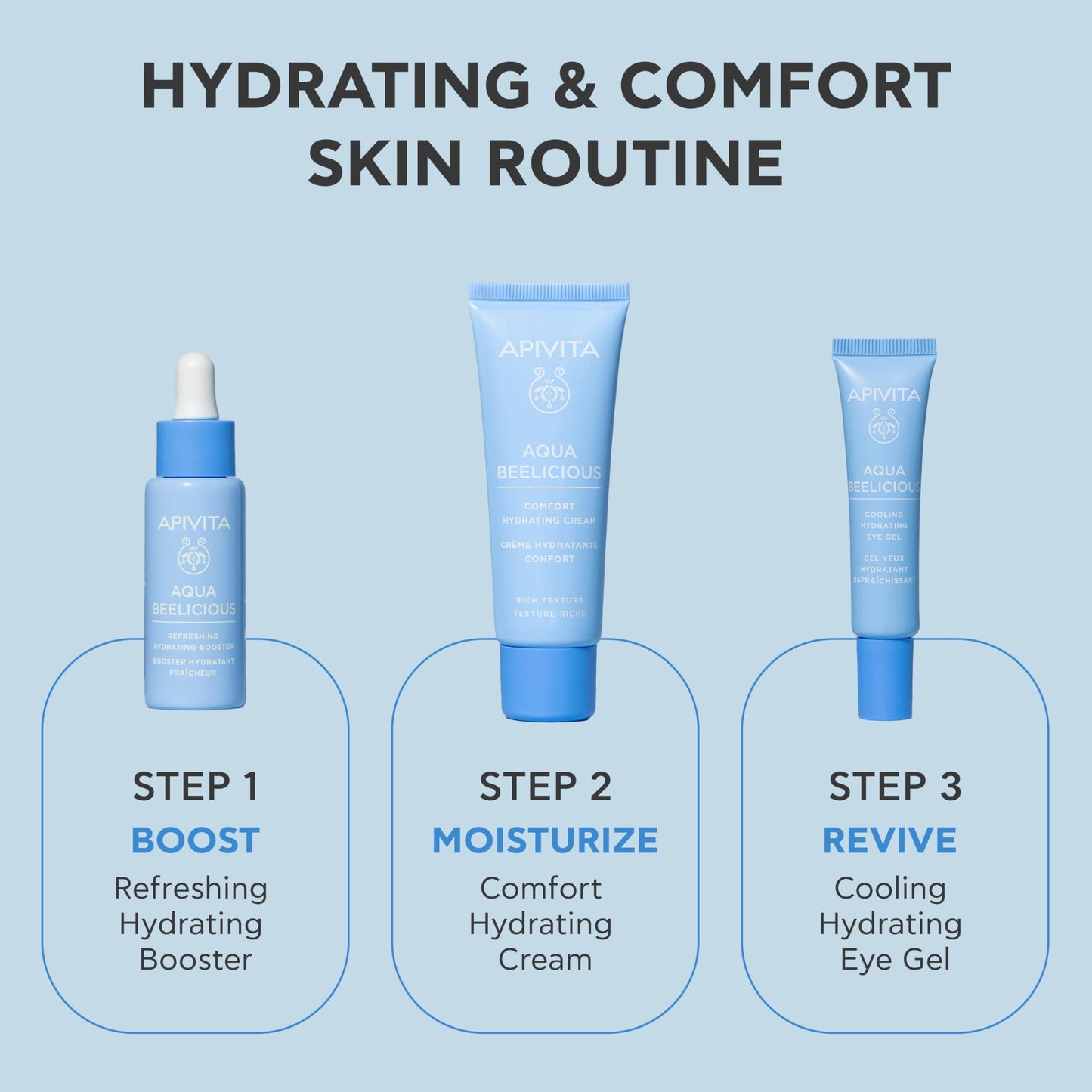 Apivita Aqua Beelicious Comfort Hydrating Cream | Hydrates & Nourishes with Honey, Ceramides & Flowers, 40 mL / 1.35 oz