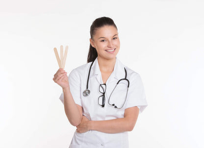 Perfect Stix Wooden Tongue Depressors (Pack of 100ct) Non Sterile. Birchwood Tongue Depressors. 6 Inches