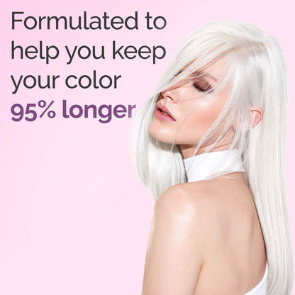 Framesi Color Lover Dynamic Blonde Purple Shampoo and Conditioner Set, 16.9 fl oz
