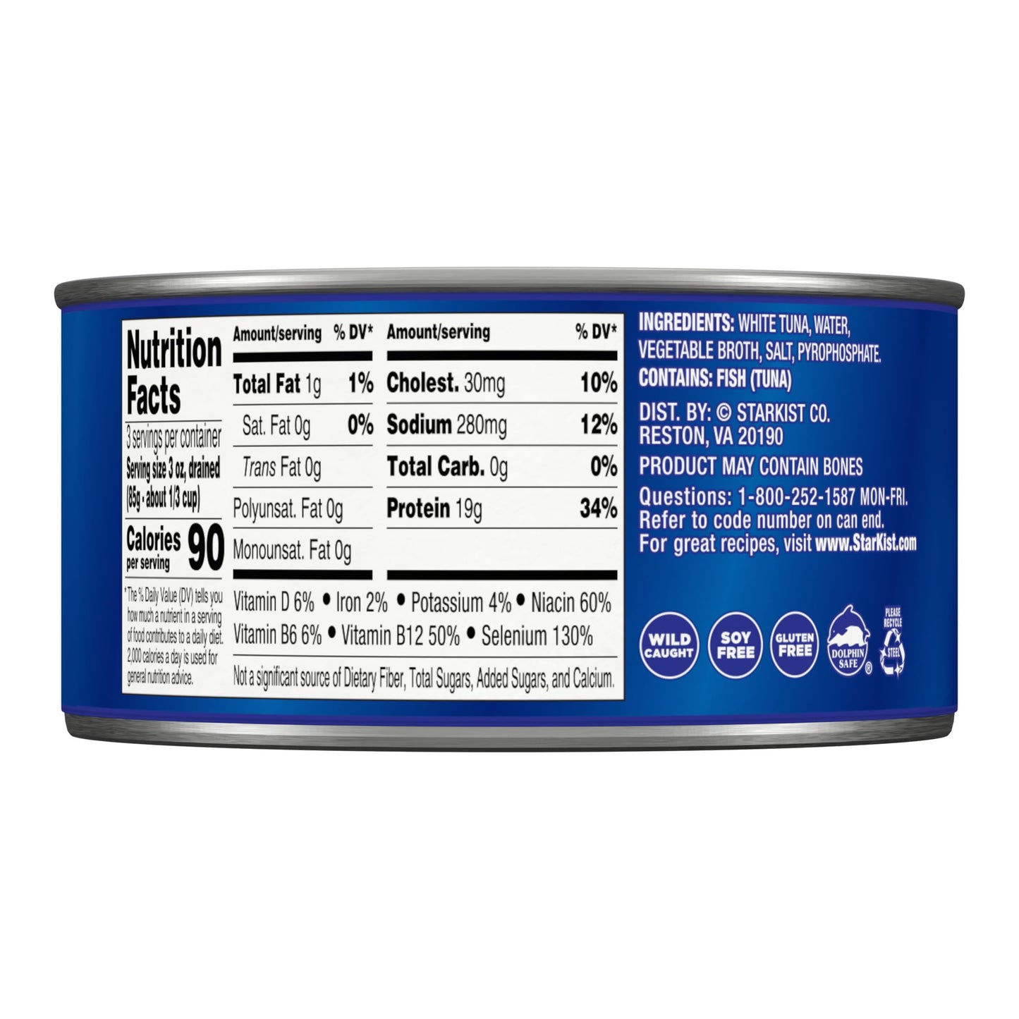 StarKist Solid White Albacore Tuna in Water - 12 oz Can