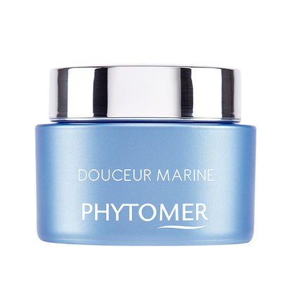 Phytomer Douceur Marine Soothing Moisturizing Face Cream | Reduce Redness, Calm Sensitive Skin | Probiotic Face Moisturizer for Dry Skin | Sustainable, Natural Ingredients | 50ml